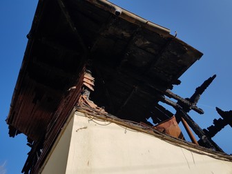 Acoperișul de deasupra toaletei