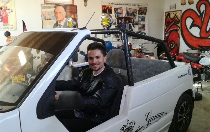 Un tânăr din Prahova a inventat mașina care merge pe apă. Povestea discipolului lui Justin Capră