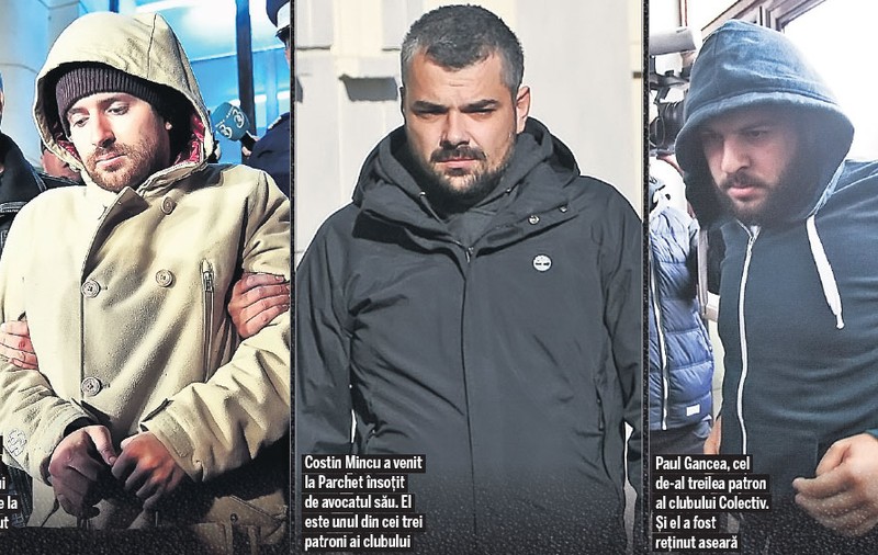 Primele perechi de cătuşe | Încep să se contureze vinovaţii pentru tragedia de la Colectiv