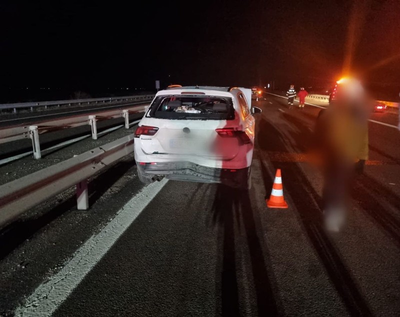 Accident pe autostrada A3 Ploiești-București, cinci mașini implicate