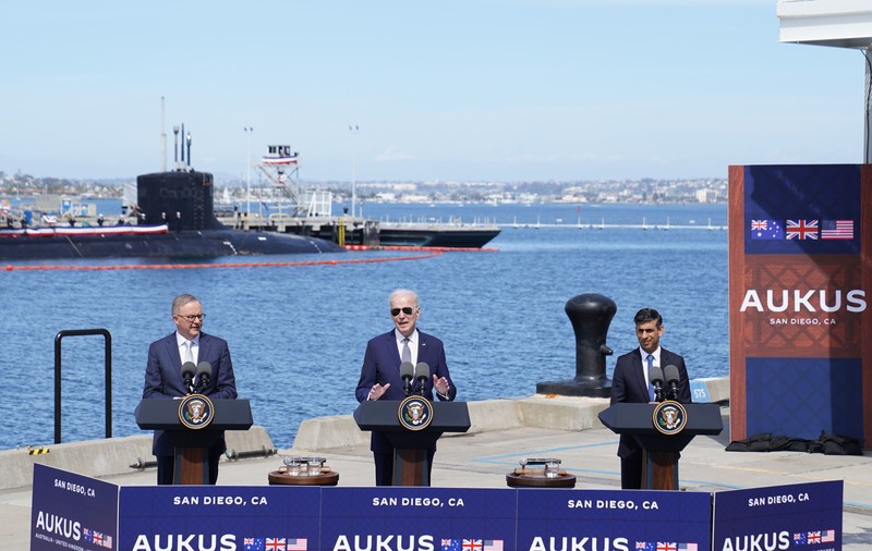 „Riscuri serioase de proliferare nucleară”. China critică AUKUS, alianța formată din SUA-Marea Britanie-Australia, pentru proiectul submarinelor din Pacific