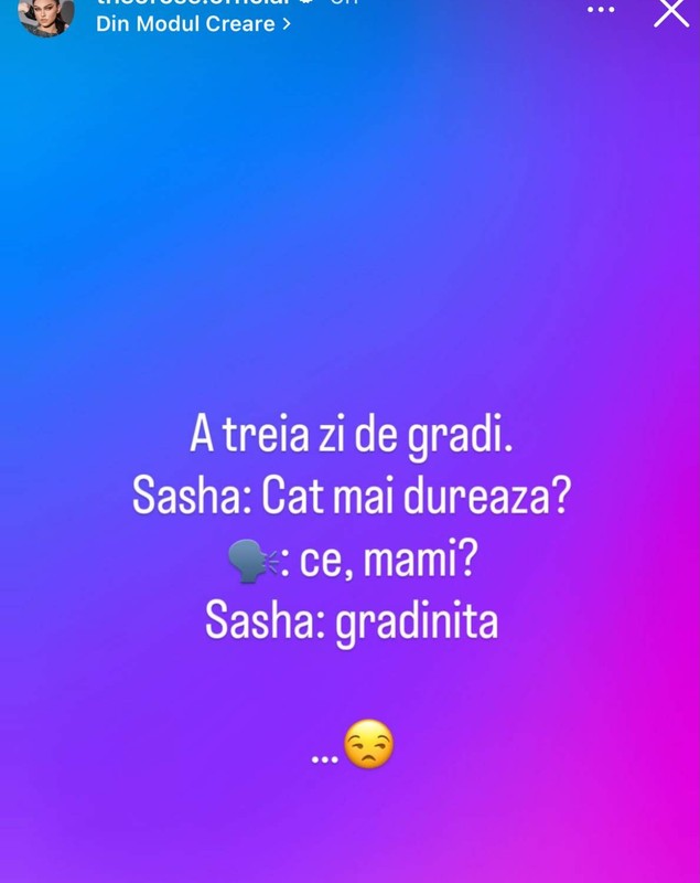Întrebarea primită de Theo Rose de la fiul ei, Sasha, în vârstă de 3 ani