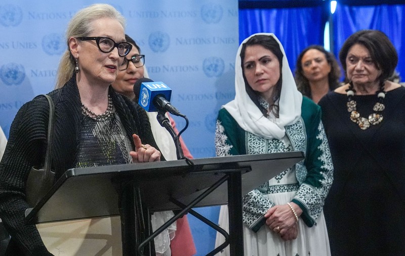 Actrița Meryl Streep, discurs emoționant la ONU: „Pisicile au mai multă libertate decât femeile afgane”. Răspunsul talibanilor | VIDEO