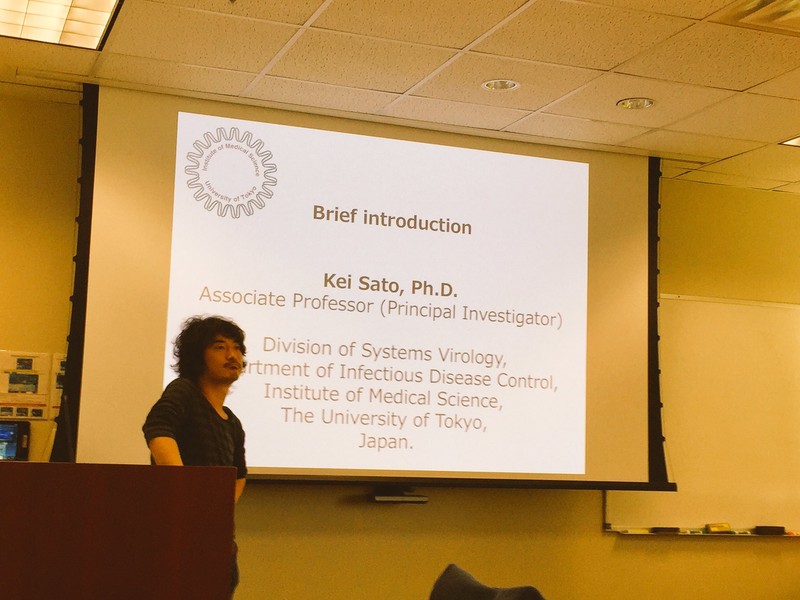 Kei Sato. Foto: Twitter The Sato Lab