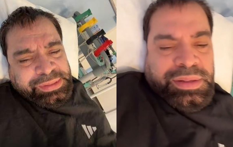 Florin Salam s-a filmat pe patul de spital. Cu ce probleme medicale se confruntă manelistul: „Să vă rugați pentru el”