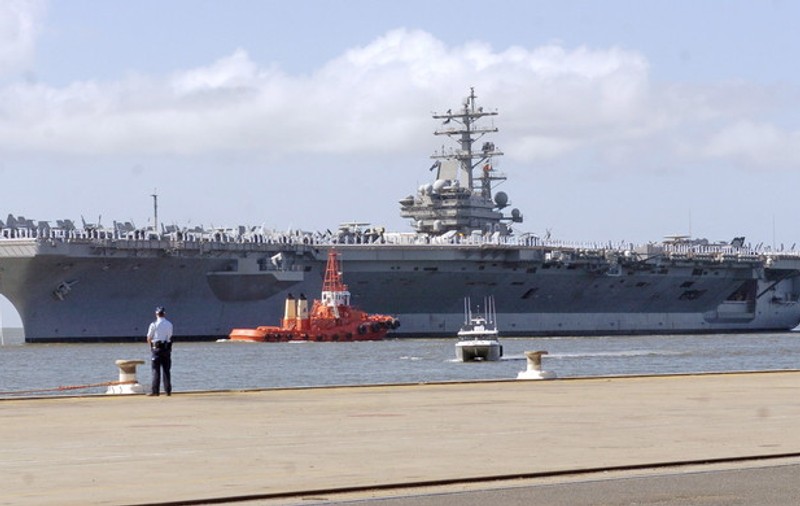 Portavionul american USS Ronald Reagan a acostat în Coreea de Sud. Mișcarea ar trebui să descurajeze Coreea de Nord