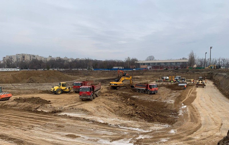 La stadionul Steaua se lucrează non-stop: „Arena va fi gata până în primăvara anului viitor”