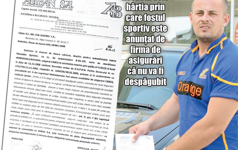 Plăteşte rate pentru maşina furată