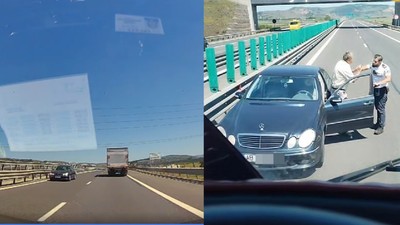 Unui șofer de 62 de ani, care a circulat pe contrasens pe autostrada A1, între Deva și Sebeș, i s-a făcut rău după ce a primit amenda de la polițiști