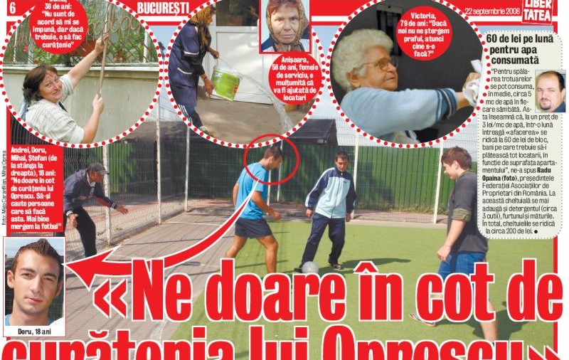 «Ne doare în cot de curăţenia lui Oprescu»
