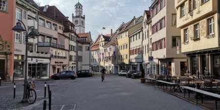 Orașul Ravensburg, landul Baden-Württemberg, sudul Germaniei, are 50.000 de locuitori.