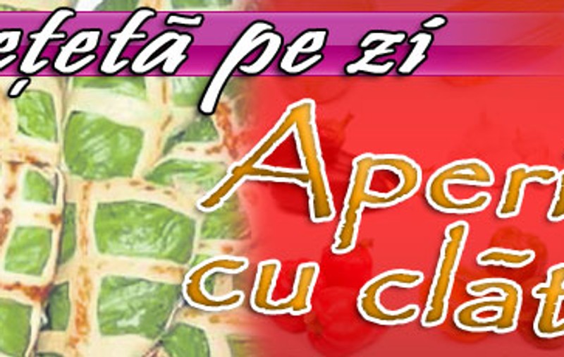 O reţetă pe zi | Aperitiv cu clătite