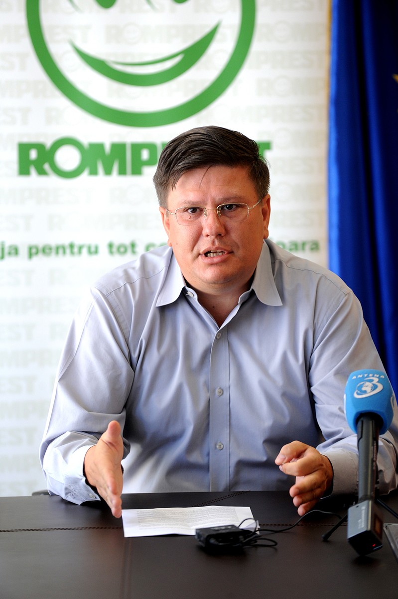 Sorin Velicu, director operațional Romprest. Foto: Agerpres