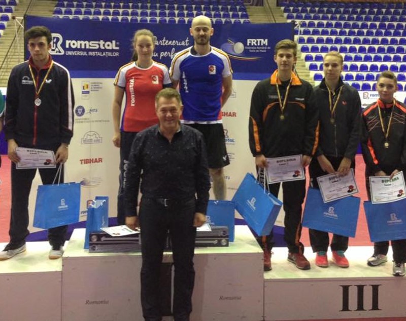 Constantin Cioti și Andreea Dragoman, campioni naționali la dublu mixt. Sâmbătă, patru finale pe TVR 2
