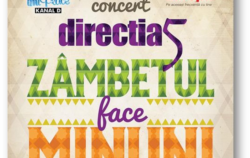 Directia 5 te invită la concert: "Zâmbetul face minuni"