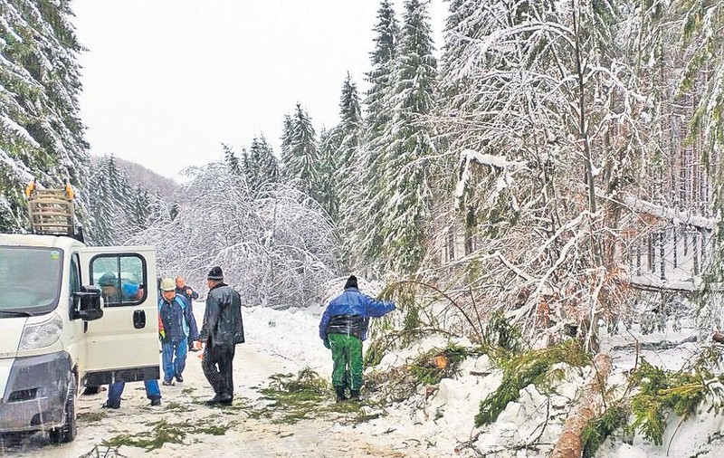 Zăpada şi defrişările au stins lumina în Parâng