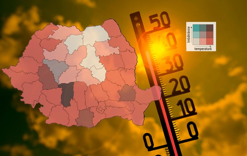Cum va arăta harta deceselor provocate de temperaturile ridicate, în 2050. Mii de români mor în fiecare an ca urmare a efectelor climei