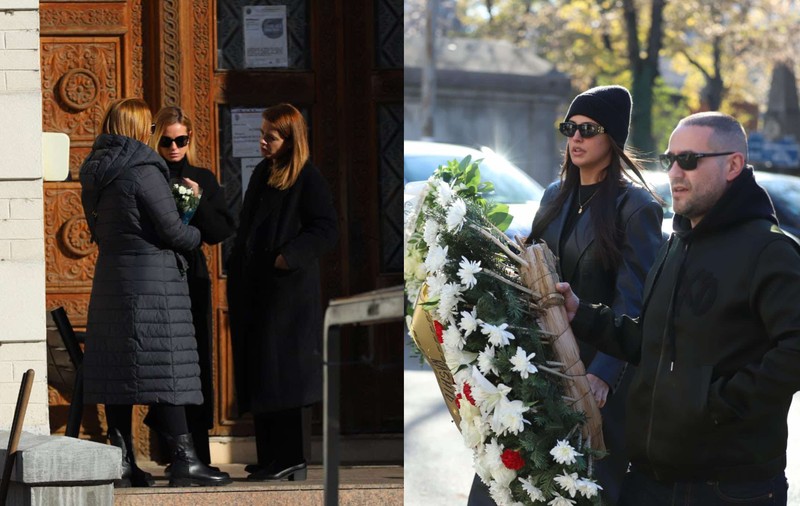 Familia și artiștii, ultim omagiu pentru Gabriel Cotabiță. Imagini de la Cimitirul Bellu EXCLUSIV