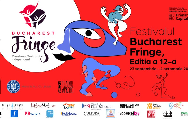 Începe Bucharest Fringe – Maratonul Teatrului Independent, ediția a 12-a: 10 zile, 33 de spectacole inovatoare, din țară și din străinătate