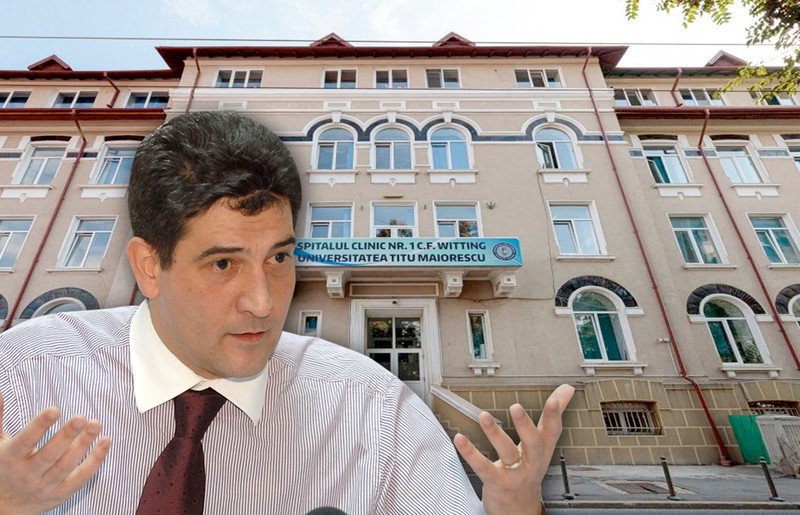 Managerul spitalului CFR Witting din Capitală, Cristian Banu.