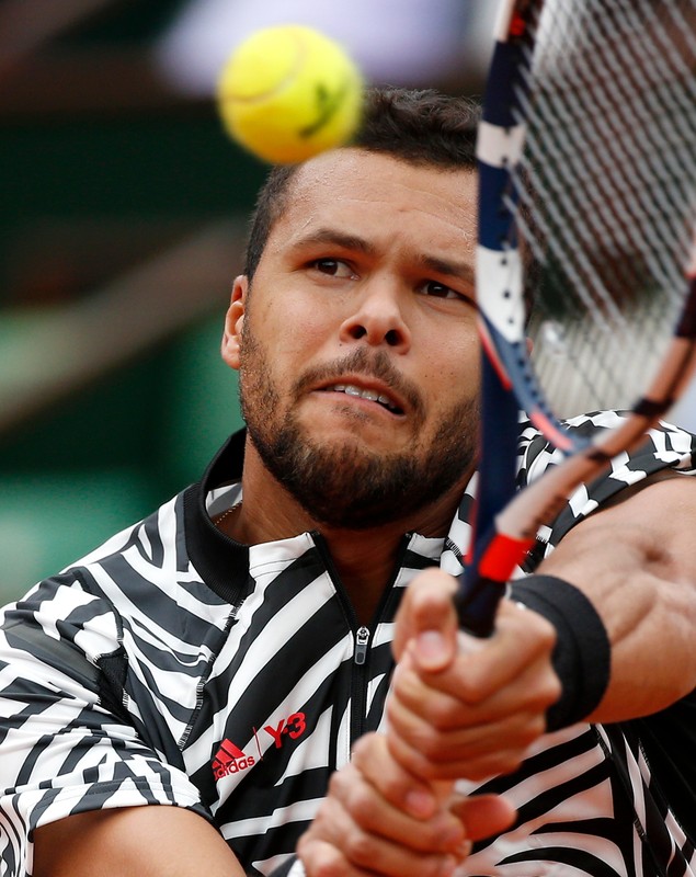 Moda ”zebrelor” la Roland Garros. Simona Halep, ”asortată” cu Angelique Kerber și cu Jo-Wilfried Tsonga / GALERIE FOTO