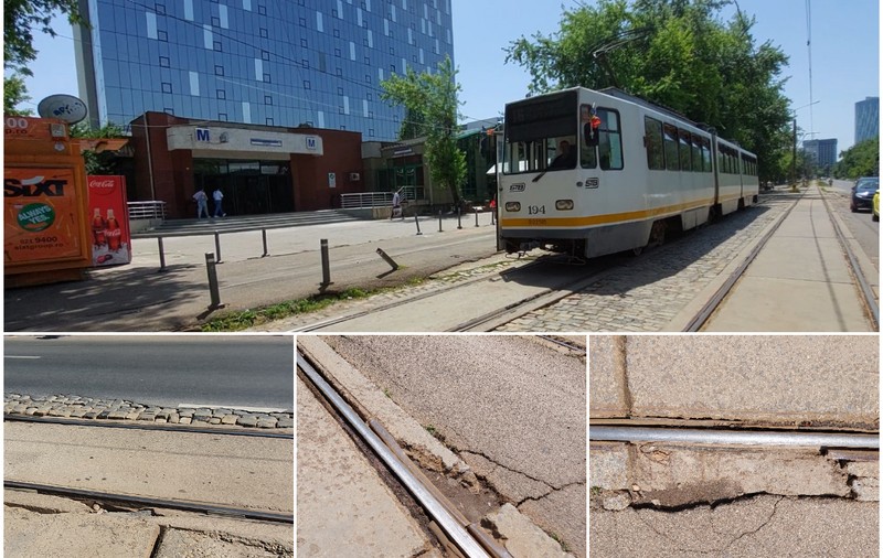 Reportaj cu tramvaiul în București. Dacă nu te străpunge șina, te distrug zgomotul și zdruncinătura vagoanelor