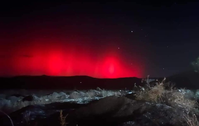 FOTO Aurora boreală, vizibilă din România. Unde a putut fi observat fenomenul rar