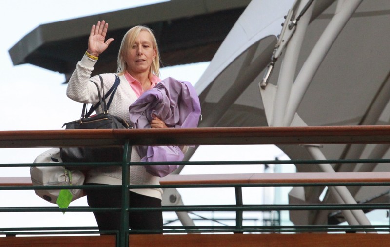Martina Navratilova, în staff-ul polonezei Agnieszka Radwanska 