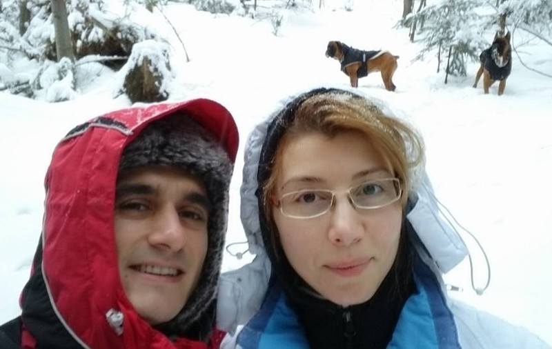 De Crăciun, Corina şi Marian Drăgulescu au petrecut la Azuga!