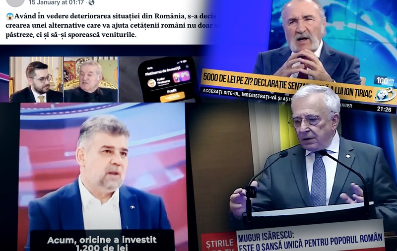 Fenomenul deepfake. Cum suntem păcăliţi prin reclame realizate cu inteligenţa artificială, în care Ion Țiriac, Gigi Becali sau Marcel Ciolacu îți promit că te vei îmbogăți