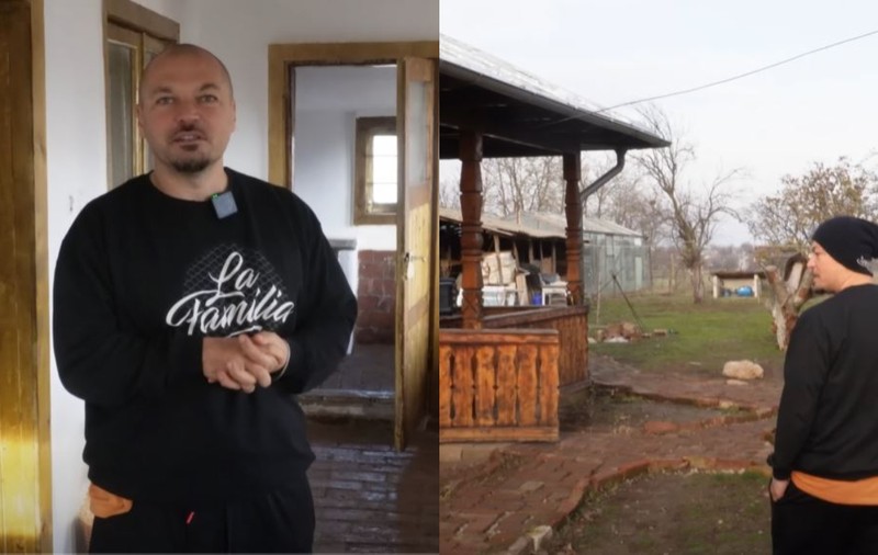 Imagini cu casa de la țară a lui Puya, după ce a renovat-o complet: „Se pot construi case și din resturi găsite”