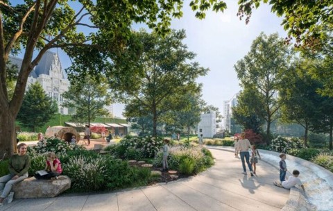 Cum va arăta Palas în 2029: parc cu apă, magazine sub Esplanada Luceafărul și un atrium deschis spre Palatul Culturii