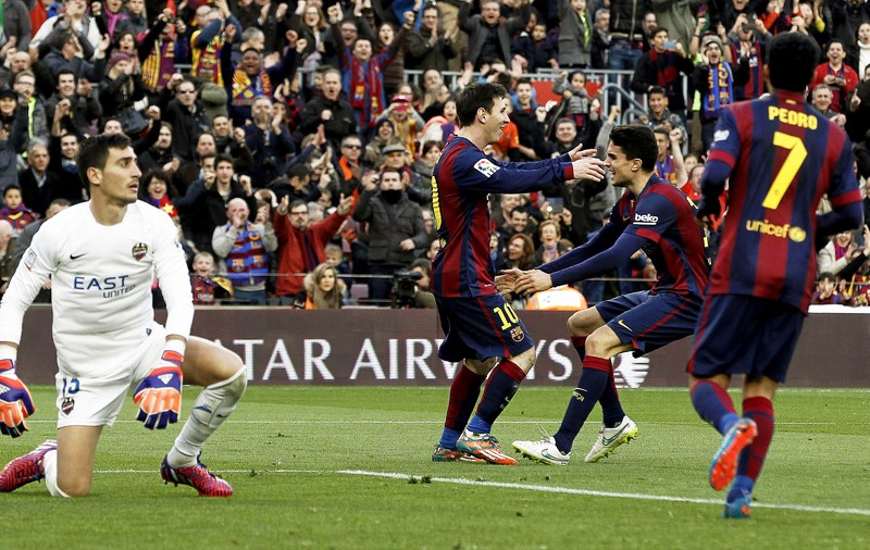 Barcelona a dat recital cu Levante. Leo Messi, one man show / VIDEO