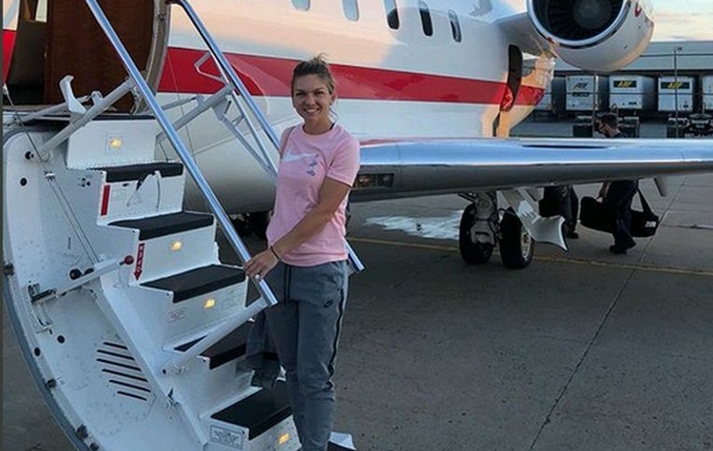 Simona Halep a ajuns la Cincinnati cu un avion privat. Anul trecut a refuzat, acum și-a înfrânt frica