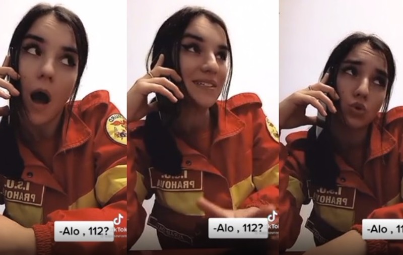 Voluntară ISU, dată afară după ce a postat un clip ironic pe Tik Tok: „Nu încurajăm astfel de comportamente”