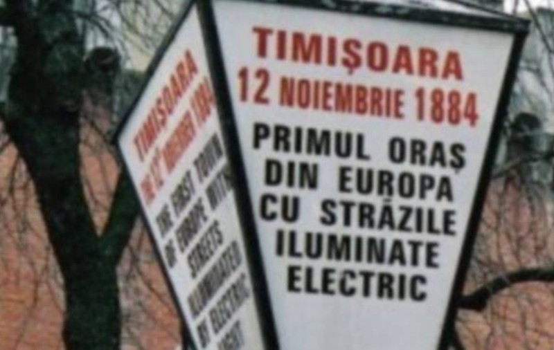 Timișoara sărbătorește 140 de ani de la devenirea primului oraș european iluminat electric