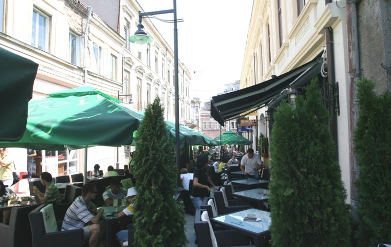 Vals în tenişi, în Centrul Istoric