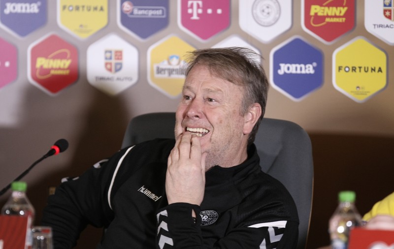 Selecţionerul Danemarcei, Age Hareide, ne-a arătat colţii: "România joacă acasă și poate că presiunea este mai mare pentru ei"