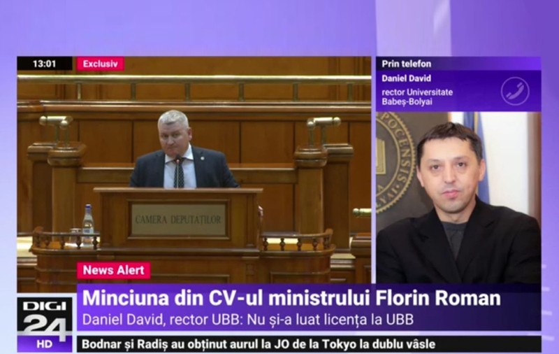 Digi 24, acest Florin Roman al presei noastre