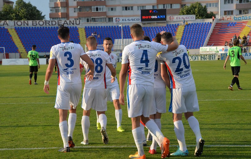 Liga 1 la fotbal, etapa 2. FC Botoșani - Hermannstadt Sibiu 2-0. Moldovenii, la prima victorie în noul sezon