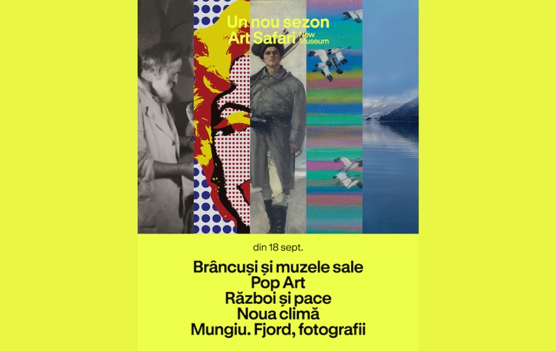 Art Safari New Museum anunță expoziții de excepție în cel de-al doilea sezon din 2026: Brâncuși și muzele sale, Pop Art, Război și pace