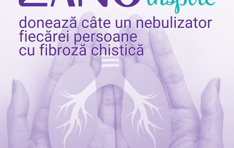 ZANO dăruiește inhalatoare pacienților cu fibroză chistică (mucoviscidoza)