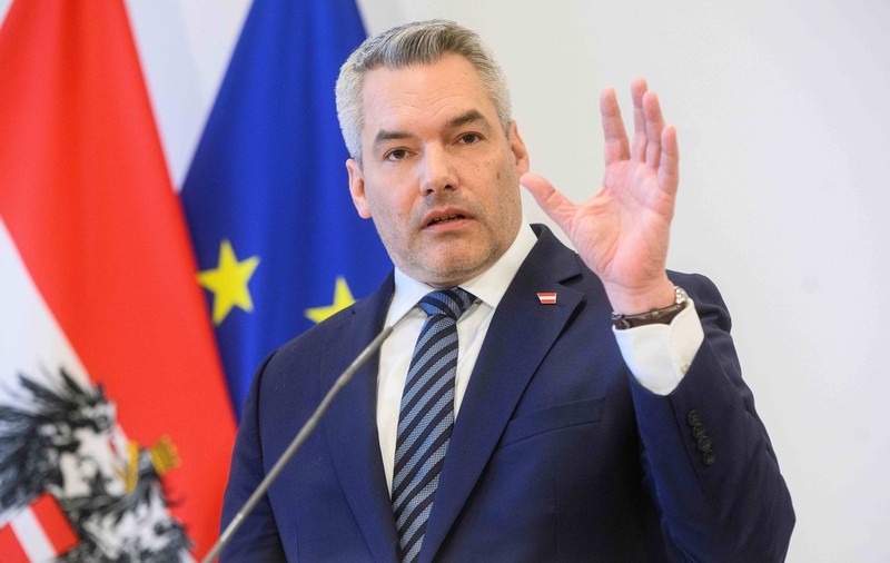 Karl Nehammer, reacție agresivă într-un interviu, când a fost întrebat de Schengen: "Nu e nimic de râs"
