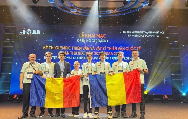Trei medalii de aur și două de argint pentru România, la Olimpiada Internațională de Astronomie și Astrofizică 2026. Sursă foto: Facebook/ Ministerul Educației - România﻿