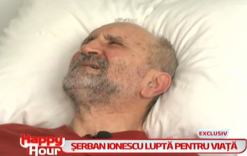 Primele IMAGINI cu Șerban Ionescu, grav afectat de boală. Uite cât de slăbit arată! ”Pot să nu mai prind ziua de mâine”