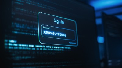 De ce este riscant să folosești aceeași parolă pe toate site-urile Prim-plan pe un ecran de computer cu un software de hacking