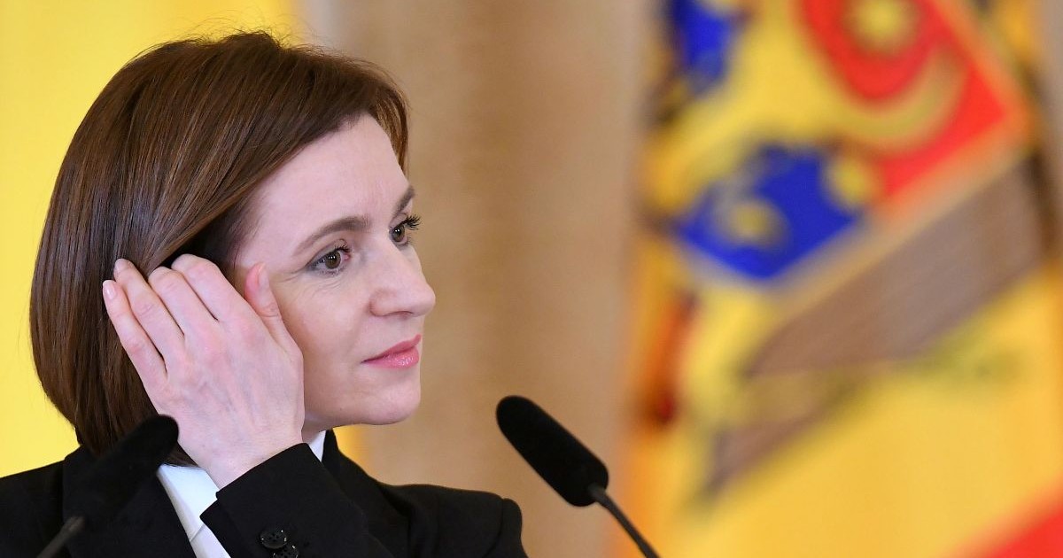 Maia Sandu oferă declarații la Palatul Cotroceni