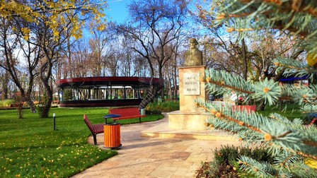 Parcul N. Bălcescu din Focșani a fost modernizat recent. Foto: Facebook