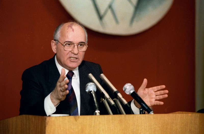 Mihail Gorbaciov, în februarie 1991 | Foto: Hepta