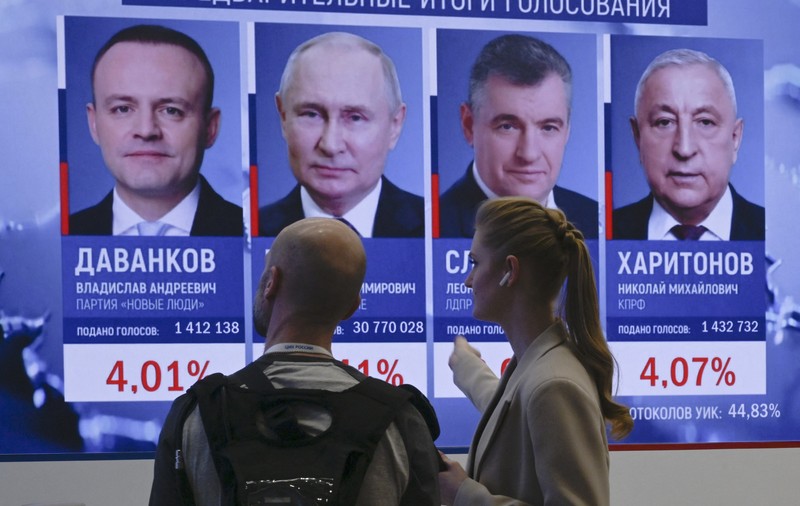 Alegeri în Rusia: Vladimir Putin, votat de aproape 88% dintre alegători. „Aş dori să le mulţumesc, suntem cu toţii o singură echipă”